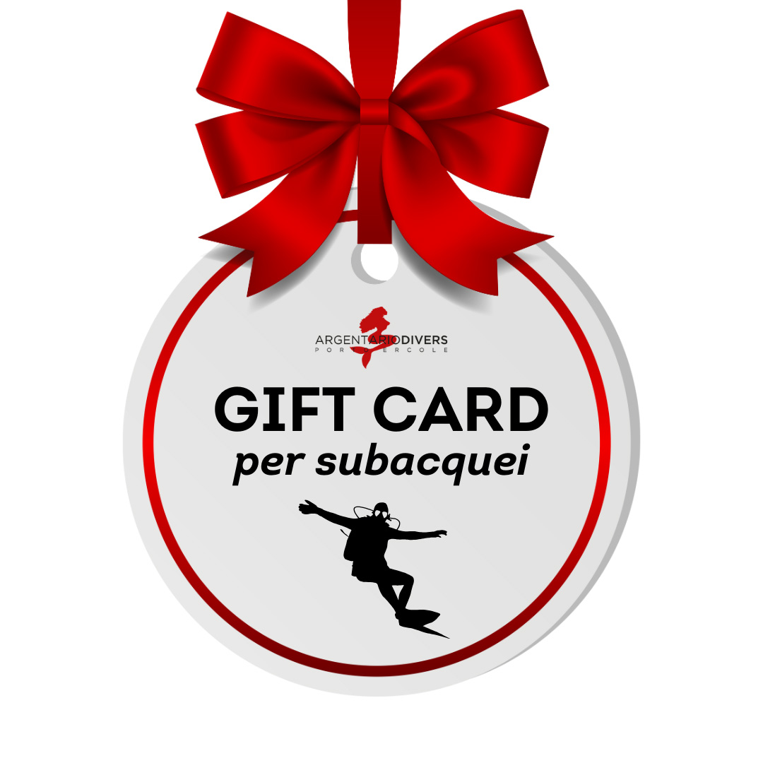 gift card natale per subacquei